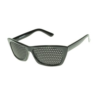 Rasterbrille 415-FSG, schwarzer Rahmen - ganzflchiger Raster
