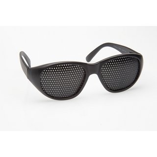 Rasterbrille 415-JG, schwarzer Rahmen