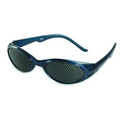 Rasterbrille 415-KBB, blauer Rahmen - bifocaler Raster