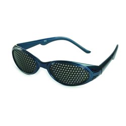 Pinhole glasses 415-KBG, covered all over, blue
