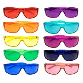 Farbtherapiebrille PRO sportliches Design in 10 verschiedenen Farben