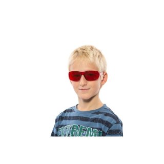 Farbtherapiebrille PRO KIDS sportliches Design in Rot fr Kinder