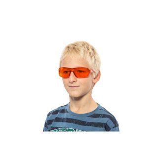 Farbtherapiebrille PRO KIDS sportliches Design in Orange fr Kinder