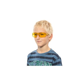 Farbtherapiebrille PRO KIDS sportliches Design in Gelb fr Kinder