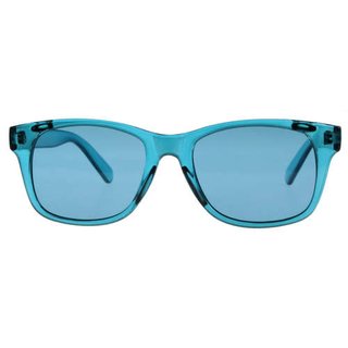 Farbtherapiebrille CLASSIC klassisches Design mit Brillenauflagefunktion in Trkis