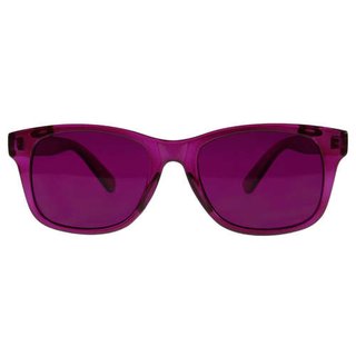 Farbtherapiebrille CLASSIC klassisches Design mit Brillenauflagefunktion in Magenta