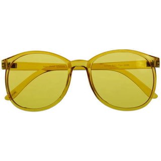 Color therapy glasses Round - yellow