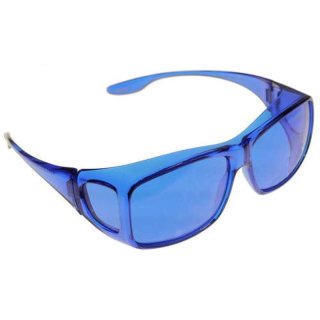 Farbtherapiebrillen MEDIUM zeitloses Design fr beste Wirksamkeit in Blau