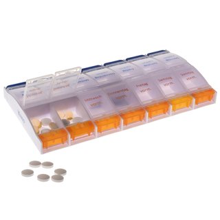 Weekly Pill Case with opener - 14 compartments