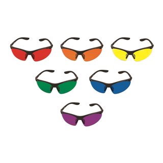 Farbtherapiebrillen 6er Set Sport - Standard