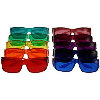 Color therapie glasses Medium - Set of 10