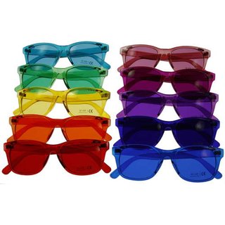 Color therapie glasses Classic - Set of 10