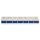 English Weekly Pill Organizer | VANLO | 7 Compartments with Opener in Blue/White
