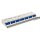 English Weekly Pill Organizer | VANLO | 7 Compartments with Opener in Blue/White