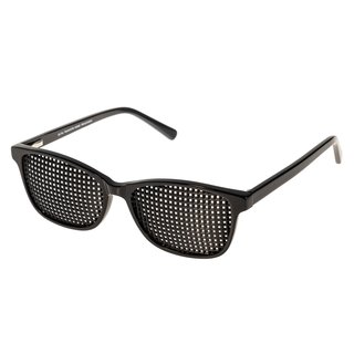 Acetate pinhole glasses 425-AC, black