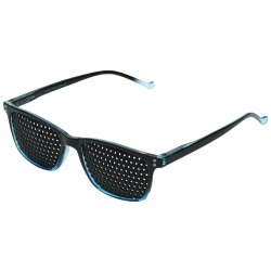 415-ASBB Pinhole Glasses - Black and Blue Frame - Bifocal...