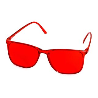 Farbtherapiebrille Elegant - rot