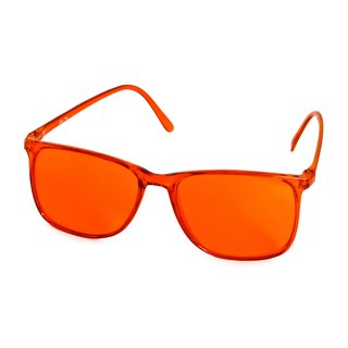 Farbtherapiebrille Elegant - orange