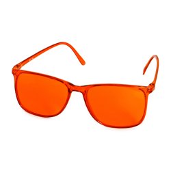 Farbtherapiebrille Elegant - orange