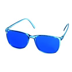 Farbtherapiebrille Elegant - blau 